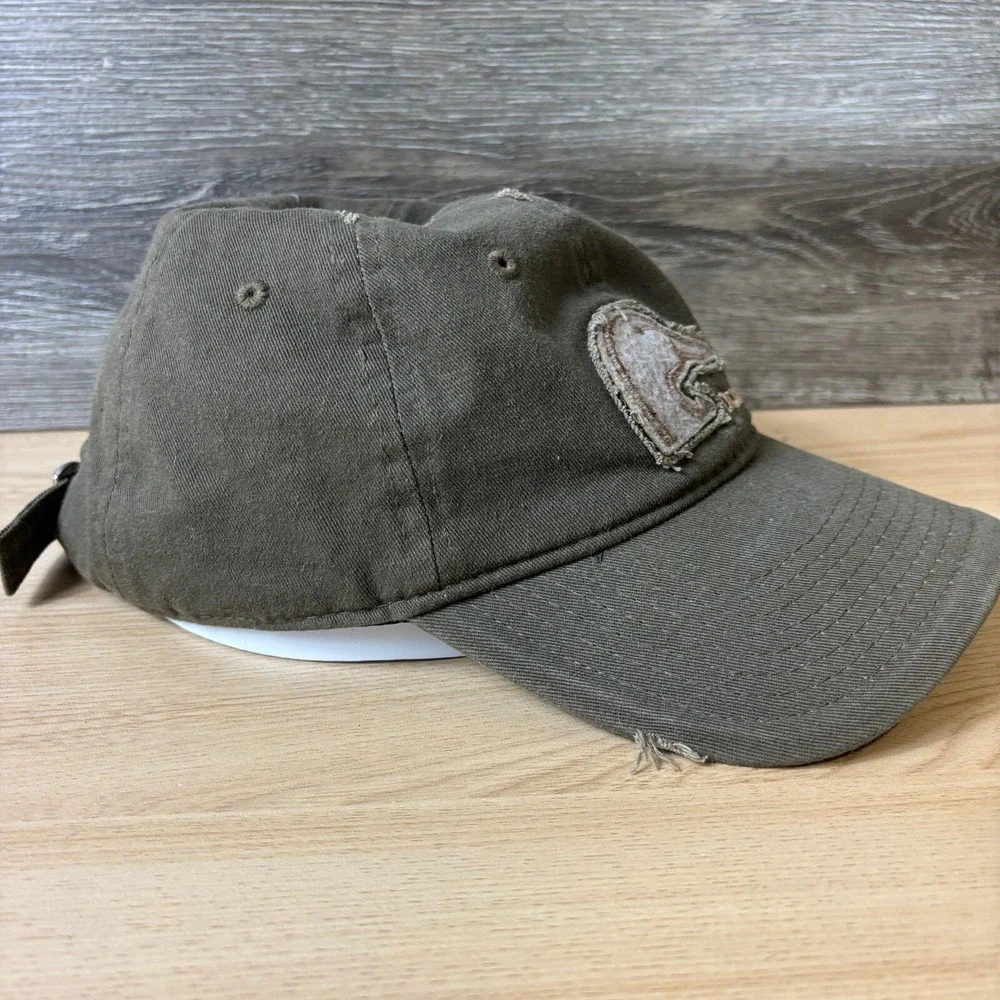 Ducks Unlimited Hat Cap Strap Back One‎ Size Brown Hunting Outdoors Distressed